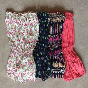 Cute Various Color Design Rue21 Romper Set.